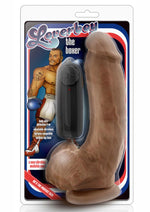 Load image into Gallery viewer, Loverboy The Boxer Vibrating Cock with Balls - Caramel - 9in
