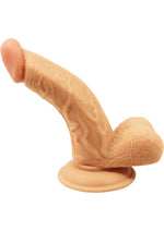 Load image into Gallery viewer, Loverboy The Boy In Blue Dildo with Balls - Flesh/Vanilla - 6.5in
