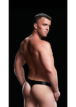 Load image into Gallery viewer, Low Rise Thong - Black - Medium/Small