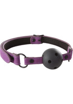 Load image into Gallery viewer, Lust Bondage Ball Gag - Black/Purple