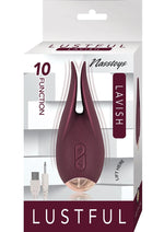 Load image into Gallery viewer, Lustful Lavish Silicone Rechargeable Vibrator - Purple
