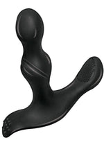 Load image into Gallery viewer, Lustful Tri-Spot Silicone Rechargeable Vibrator - Black
