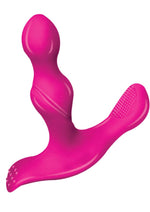 Load image into Gallery viewer, Lustful Tri-Spot Silicone Rechargeable Vibrator - Pink
