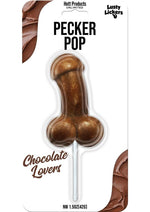 Load image into Gallery viewer, Lusty Lickers Pecker Pop Chocolate Lovers Lollipop - Chocolate
