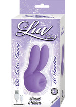 Load image into Gallery viewer, Luv Clit Licker Bunny Rechargeable Silicone Vibrator - Purple
