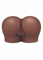 Load image into Gallery viewer, Luvdollz Remote Control Doggy Style Vibrating Rechargeable Pussy and Ass Masturbator - Chocolate/Mocha