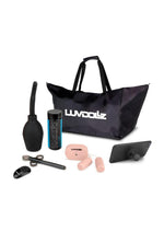 Load image into Gallery viewer, Luvdollz Remote Control Spread Eagle Vibrating Rechargeable Masturbator - Pussy and Ass