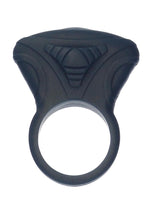 Load image into Gallery viewer, Lux Active Circuit Rechargeable Silicone Cock Ring with Remote Control - Blue/Navy
