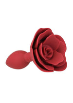 Load image into Gallery viewer, Lux Active Red Rose Silicone Anal Plug