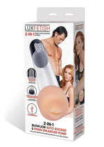 Load image into Gallery viewer, Lux Fetish 2 In 1 Blowjob Auto Sucker and Penis Englarger Pump - Black
