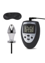 Load image into Gallery viewer, Lux Fetish Electro Sex Shock Butt Plug with Remote Control - Black