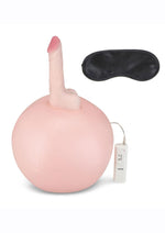 Load image into Gallery viewer, Lux Fetish Inflatable Sex Ball with Vibrating Realistic Dildo and Remote Control - Pink
