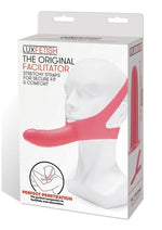 Load image into Gallery viewer, Lux Fetish The Original Facilitator Face Strap-On with Dildo - Pink