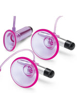 Load image into Gallery viewer, Lux Fetish Vibrating Nipple Suckers with Clitoral Pump and Quick Release