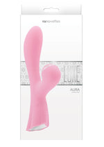 Load image into Gallery viewer, Luxe Aura Rechargeable Silicone Clitoral Stimulator - Pink