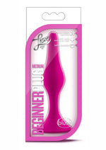 Load image into Gallery viewer, Luxe Beginner Plug Silicone Butt Plug - Pink - Large/Medium