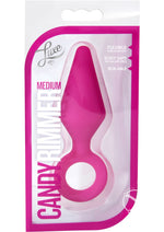 Load image into Gallery viewer, Luxe Candy Rimmer Silicone Butt Plug - Pink - Small