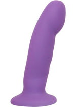 Load image into Gallery viewer, Luxe Cici Silicone Dildo - Purple - 6.5in
