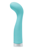 Load image into Gallery viewer, Luxe Collection Darling G-Spot Rechargeable Silicone Flexible Compact Vibrator - Green/Turquoise
