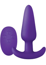 Load image into Gallery viewer, Luxe Collection Zenith Wireless Stimulator Rechargeable Silicone Anal Plug with Remote Control - Purple