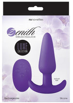 Load image into Gallery viewer, Luxe Collection Zenith Wireless Stimulator Rechargeable Silicone Anal Plug with Remote Control - Purple