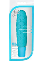 Load image into Gallery viewer, Luxe Cozi Siliconemini Vibrator - Aqua/Blue
