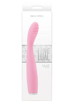 Load image into Gallery viewer, Luxe Lillie Silicone Rechargeable Vibrating Slim Wand Massager - Pink