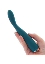 Load image into Gallery viewer, Luxe Lillie Silicone Rechargeable Vibrating Slim Wand Massager