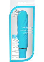 Load image into Gallery viewer, Luxe Nimbus Siliconemini Vibrator - Aqua/Blue

