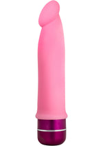 Load image into Gallery viewer, Luxe Purity Vibrating Dildo 7.5in Silicone - Pink
