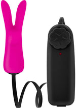 Load image into Gallery viewer, Luxe Rabbit Teaser Silicone with Remote Control - Fuchsia/Pink