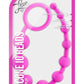 Luxe Silicone 10 Anal Beads - Pink