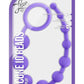 Luxe Silicone 10 Anal Beads - Purple