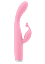 Load image into Gallery viewer, Luxe Skye Silicone Rechargeable Slim Rabbit Vibrator - Pink
