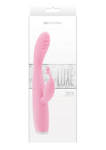 Load image into Gallery viewer, Luxe Skye Silicone Rechargeable Slim Rabbit Vibrator - Pink
