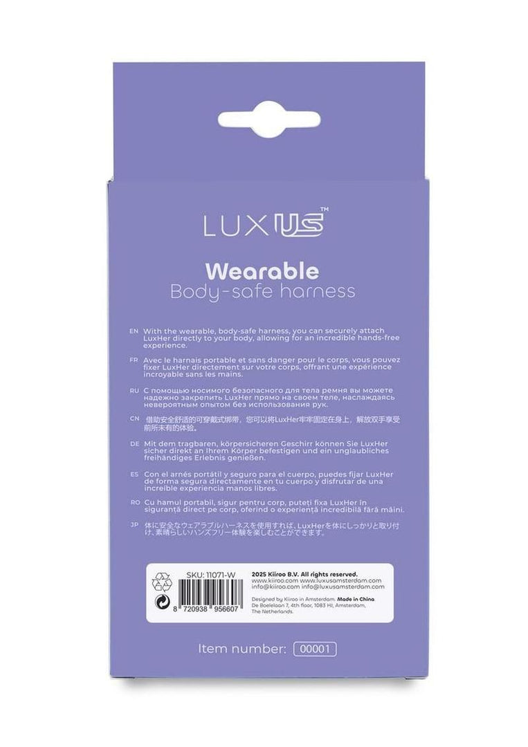 Luxus Harness - Pink/White