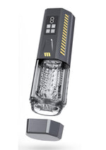 Load image into Gallery viewer, M For Men Spinmaster Pro Rechargeable Masturbator - Clear/Grey