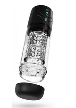 Load image into Gallery viewer, M For Men Whirlwind Pro Rechargeable Masturbator - Black/Clear