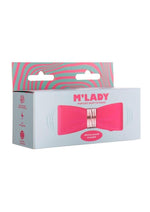 Load image into Gallery viewer, M'lady Pinpoint Silicone Rechargeable Bow Tie Wand - Coral/Orange