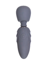 Load image into Gallery viewer, M'lady Rechargeable Silicone Tiny Vibrating Wand - Grey