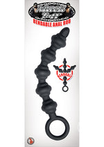 Load image into Gallery viewer, Mack Tuff Bendable Silicone Anal Rod - Black
