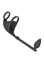 Load image into Gallery viewer, Magic Remote Controlled Scrotum Massager Rechargeable Silicone Plug
