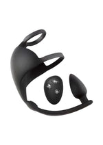 Load image into Gallery viewer, Magic Remote Controlled Scrotum Massager Rechargeable Silicone Plug
