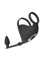 Load image into Gallery viewer, Magic Remote Controlled Scrotum Massager Rechargeable Silicone Plug
