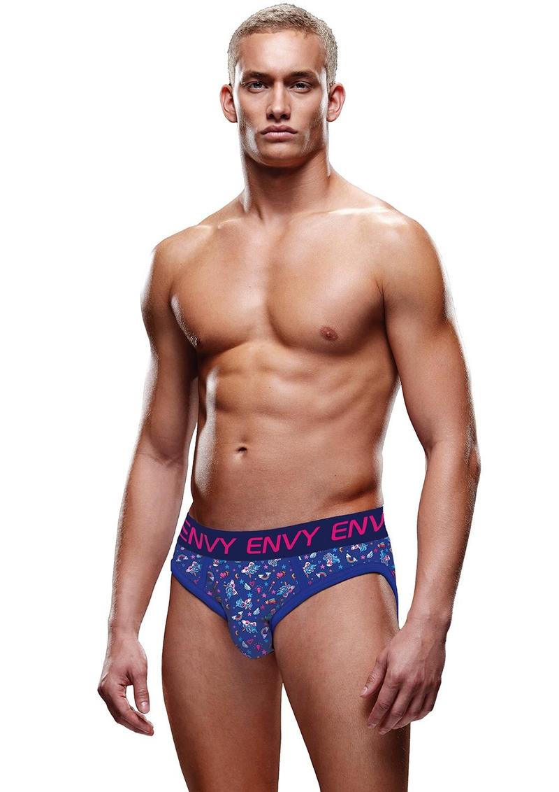 Magic Unicorn Bubble Butt Jock - Blue - Large/Medium