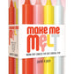 Make Me Melt Warm-Drip Candles - Assorted Colors/Pastel - 4 Pack