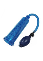 Load image into Gallery viewer, Male Power The Power Series Penis Pump with Pleasure Knobs - Blue
