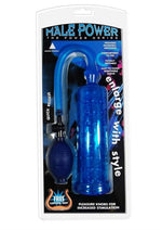 Load image into Gallery viewer, Male Power The Power Series Penis Pump with Pleasure Knobs - Blue
