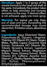 Mansation Male Stimulation Spray - 1 Oz