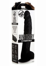 Load image into Gallery viewer, Master Cock Hung Harry Dildo with Balls - Black - 11.75in
